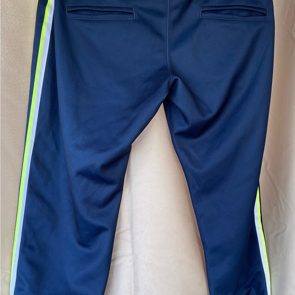 Berserk women fastpitch softball baseball pants xl navy white neon green yellow - Picture 4 of 5